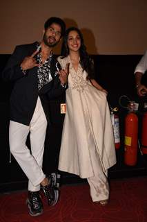 Shahid Kapoor with Kiara Advani snapped at the promotions of Kabir Singh