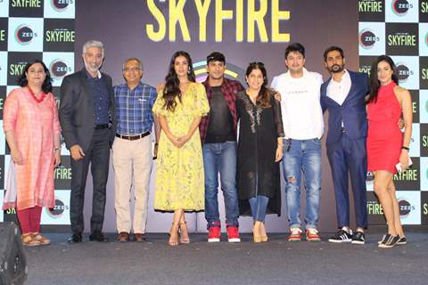 Celebrities snapped at the Press Conference of Zee5 original's Skyfire!