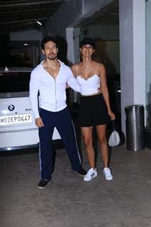 Tiger Shroff with Disha Patani spotted around the town