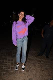 Khushi Kapoor spotted at special screening of India's Most Wanted