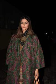 Sonam Kapoor spotted at special screening of India's Most Wanted