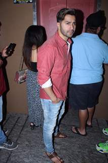 Varun Dhawan spotted at special screening of India's Most Wanted
