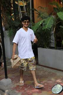 Ishaan Khattar spotted around the town