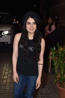 Radhika Madan snapped at special screening of India's Most Wanted.