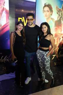 Abhishek Bajaj , Akanksha & Kanchi Singh spotted at the screening of Aladdin