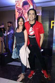 Surbhi Chandna and Vikas Gupta spotted at the screening of Aladdin