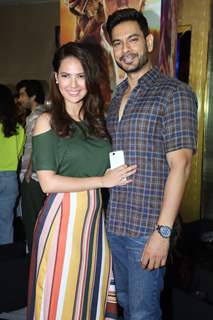 Keith Sequeira with his wife Rochelle Rao spotted at the screening of Aladdin