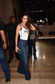 Malaika Arora snapped at the special screening of India's Most Wanted