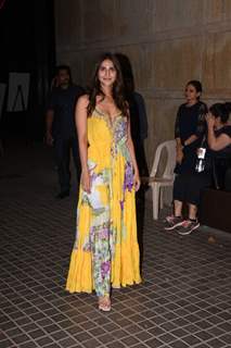 Vaani Kapoor snapped at the special screening of India's Most Wanted