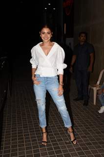 Anushka Sharma snapped at the special screening of India's Most Wanted