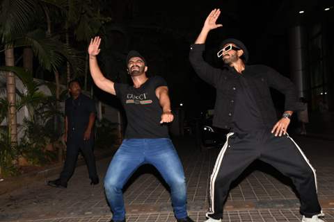 Arujn Kapoor and Ranveer Singh snapped at the special screening of India's Most Wanted
