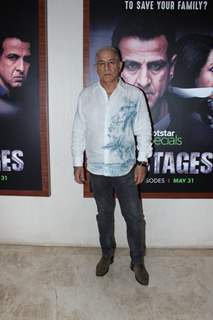 Dalip Tahil snapped at the screening of upcoming show Hostage