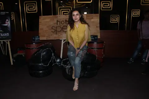 Tisca Chopra snapped at the screening of upcoming show Hostage