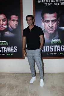 Ronit Roy snapped at the screening of upcoming show Hostage