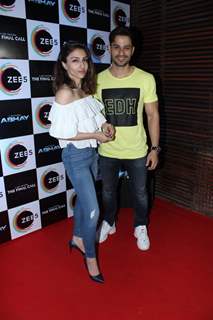 Soha Ali Khan and Kunal Khemu at the Zee5 web series Abhay success party