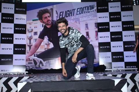 Kartik Aaryan snapped at launch of MUFTI’s latest collection