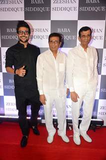 Director duo Abbas–Mustan papped with Mustafa Burmawala at Baba Siddique's Iftar Party