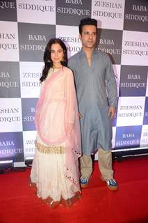 Aamir Ali and Sanjeeda Sheikh papped at Baba Siddique's Iftar Party