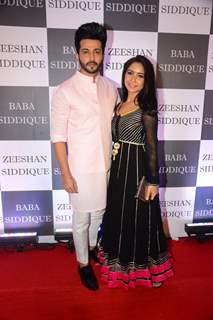 Dheeraj Dhoopar and Vinny Arora papped at Baba Siddique's Iftar Party