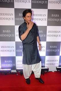 Shah Rukh Khan papped at Baba Siddique's Iftar Party