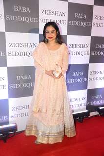 Sumona Chakravarti papped at Baba Siddique's Iftar Party