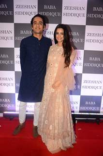 Vikas Gupta with Chetna Pandey papped at Baba Siddique's Iftar Party