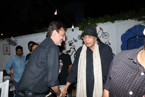 Mithun Chakraborty snapped at the success bash of Tashkent Files
