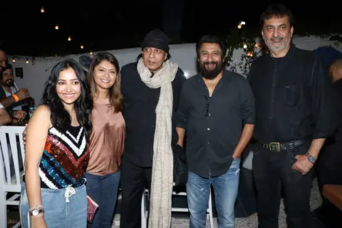 Pallavi Joshi, Mithun Chakraboty, Shweta Basu Prasad and Vivek Agnihotri snapped at the success bash of Tashkent Files