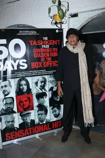 Mithun Chakraborty at the success bash of Tashkent Files