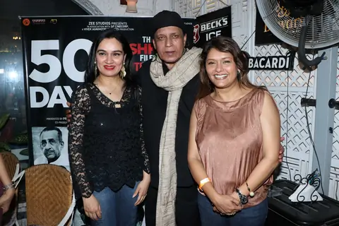 Padmini Kolhapure, Mithun Chakraborty and Pallavi Joshi snapped at the success bash of Tashkent Files