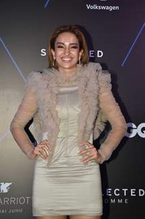 Elena Fernandes snapped at GQ 100 Best Dressed Awards