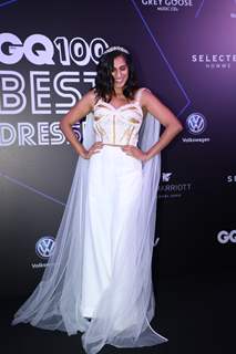 Kubbra Sait snapped at GQ 100 Best Dressed Awards