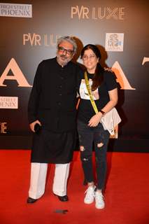 Sanjay Leela Bhasali attends the special screening of Bharat