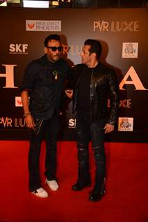 Salman Khan and Jackie Shroff attend the special screening of Bharat