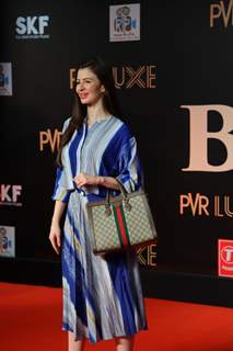 Giorgia Andriani attends the special screening of Bharat