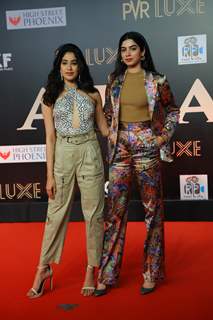 Janhvi Kapoor and Khushi Kapoor attend the special screening of Bharat