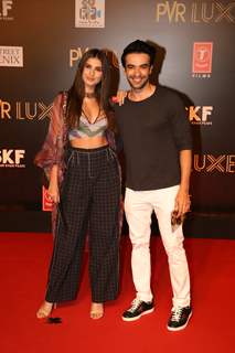 Tara Sutaria and Punit Malhotra attend the special screening of Bharat
