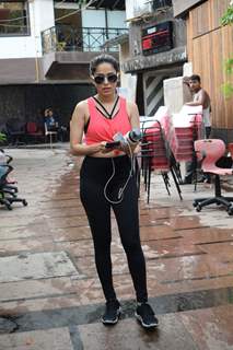 Nushrat Bharucha papped outside her gym