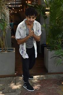 Ishaan Khattar was snapped around the town