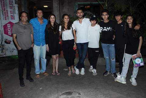 Chunky Pandey and Ritesh Shidwani were snapped with their family at an outing