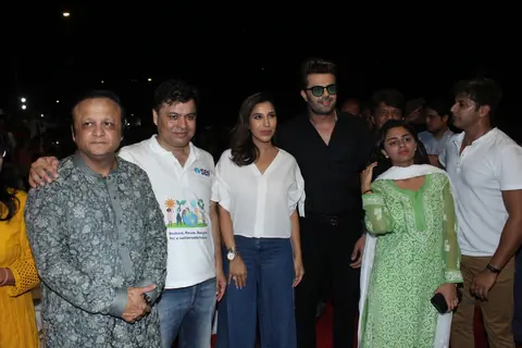 Maniesh Paul, Sophie Choudry snapped at the Bhamla Foundation World Environment Song Launch
