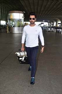 Arjan Bajwa snapped at the airport
