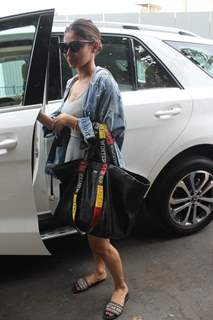 Mouni Roy was spotted around the town