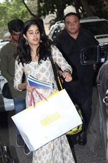 Janhvi Kapoor was spotted around the town