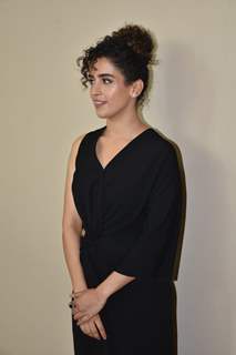 Sanya Malhotra snapped during the promotions of Men In Black International