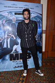 Siddhant Chaturvedi snapped during the promotions of Men In Black International