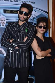 Siddhant Chaturvedi was snapped with Sanya Malhotra during the promotions of Men In Black International