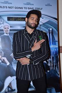 Siddhant Chaturvedi snapped during the promotions of Men In Black International