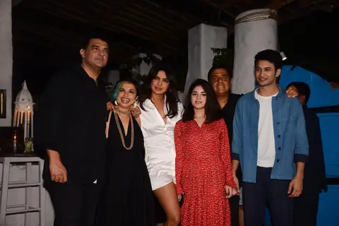 Siddharth Ropy Kapur, Shonali Bose, Priyanka Chopra, Ronnie Screwvala, Rohit Saraf and Zaira Wasim snapped at the wrap party of The Sky Is Pink