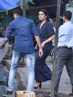 Huma Qureshi snapped around the town